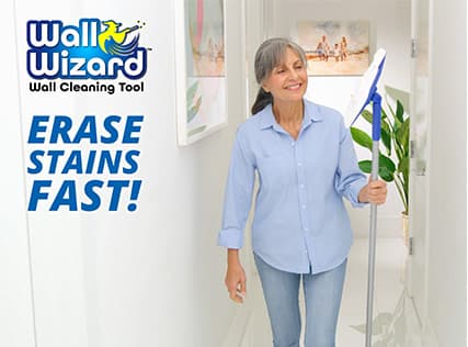 Erase stains fast!