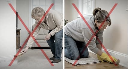 No more scrubbing on your hands and knees